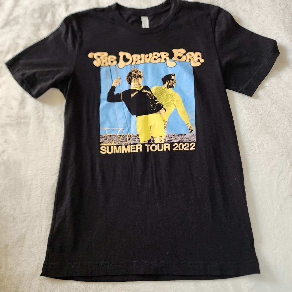 Bella Canvas The Driver Era Summer Tour 2022 Black Tee With Graphic Size Small